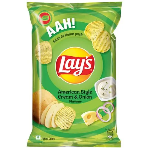 Lays Potato Chips - American Style Cream & Onion Flavour