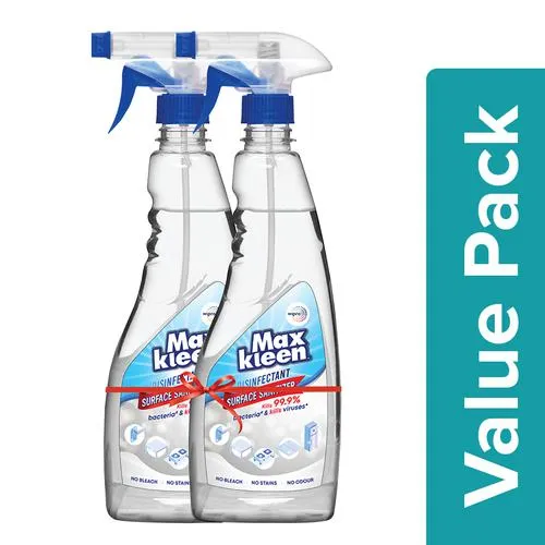 Maxkleen Disinfectant Surface Sanitizer, 2 x 500 ml Multipack