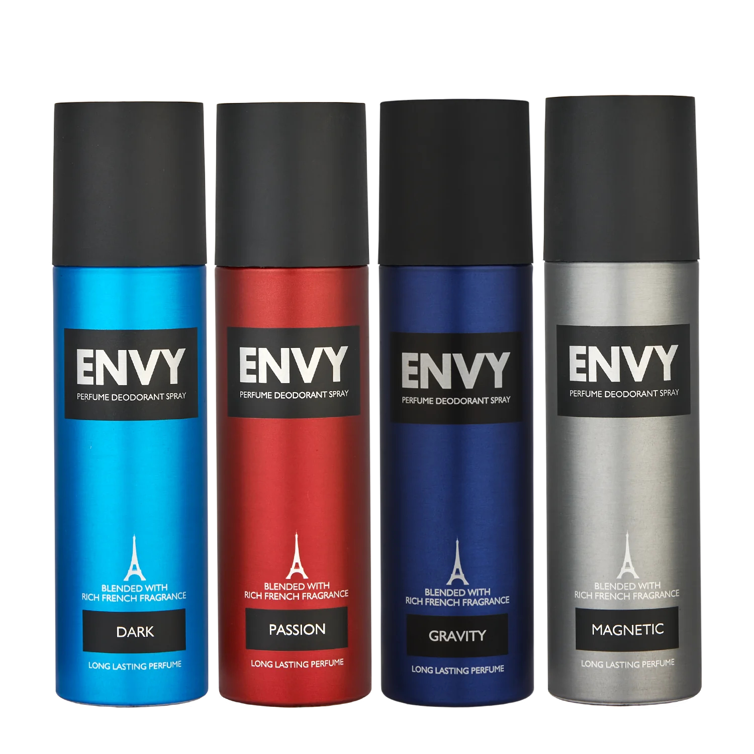 Envy Deodorant Combo Dark + Passion + Gravity + Magnetic