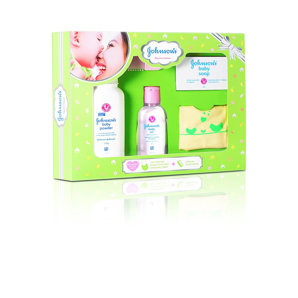 JOHNSONS BABY CARE COLLECTION GIFT SET 5 PCS GREEN