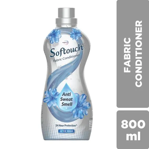 Softouch After Wash Fabric Conditioner - Anti Sweat Smell, Fresh Fragrance, 800 ml