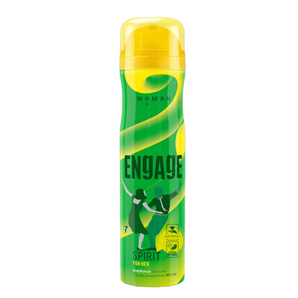 Engage Spirit for Her Deodorant for Women, Cheerful & Jolly, Skin Friendly, 150ml