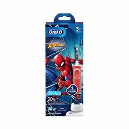 Oral B Kids Electric Rechargeable Toothbrush, Featuring Spider Man, Extra Soft Bristles (Age)