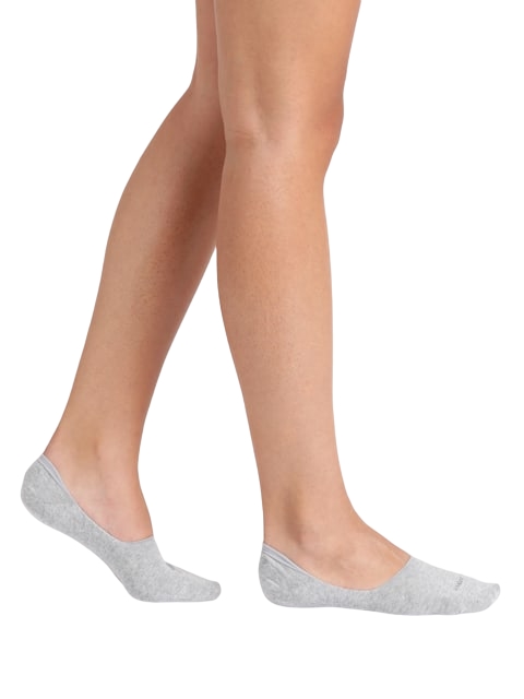 Jockey Women's Microfiber and Compact Cotton Stretch No Show Socks with Stay Fresh Treatment - Black