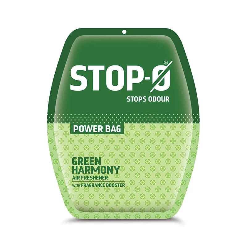 Stop-O Power Bag Air Freshener 10 gms - Green Harmony