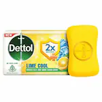 Dettol Lime Cool Bathing Soap 125 g pack of 3