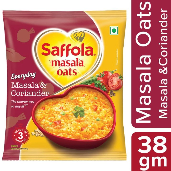 Saffola Coriander Instant Masala Oats 38 g