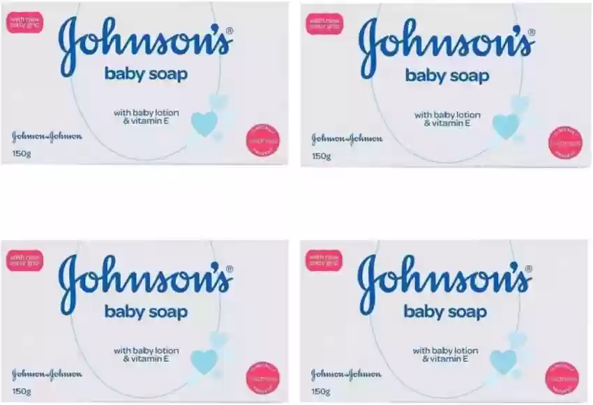 JOHNSON'S Baby soap 150 gm (pack of 4)  (4 x 150 g)