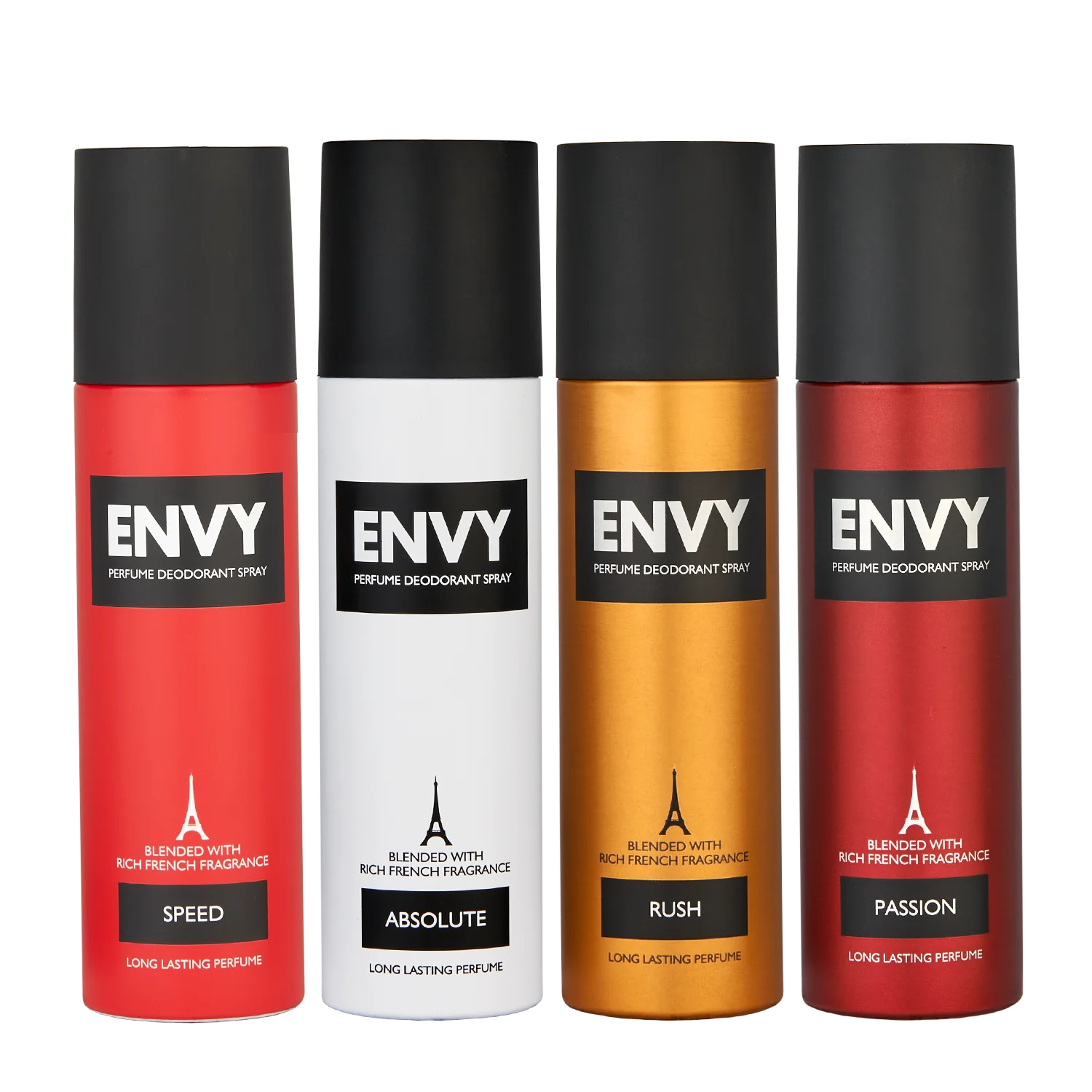 Envy Deodorant Combo SPEED + Absolute + Rush + Passion