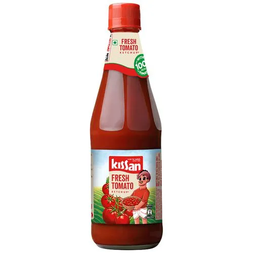 Kissan Fresh Tomato Ketchup Bottle  -  Healthy & Tasty