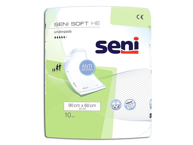 Seni Soft He Underpads - 10 Pieces (90 x 60 cm)