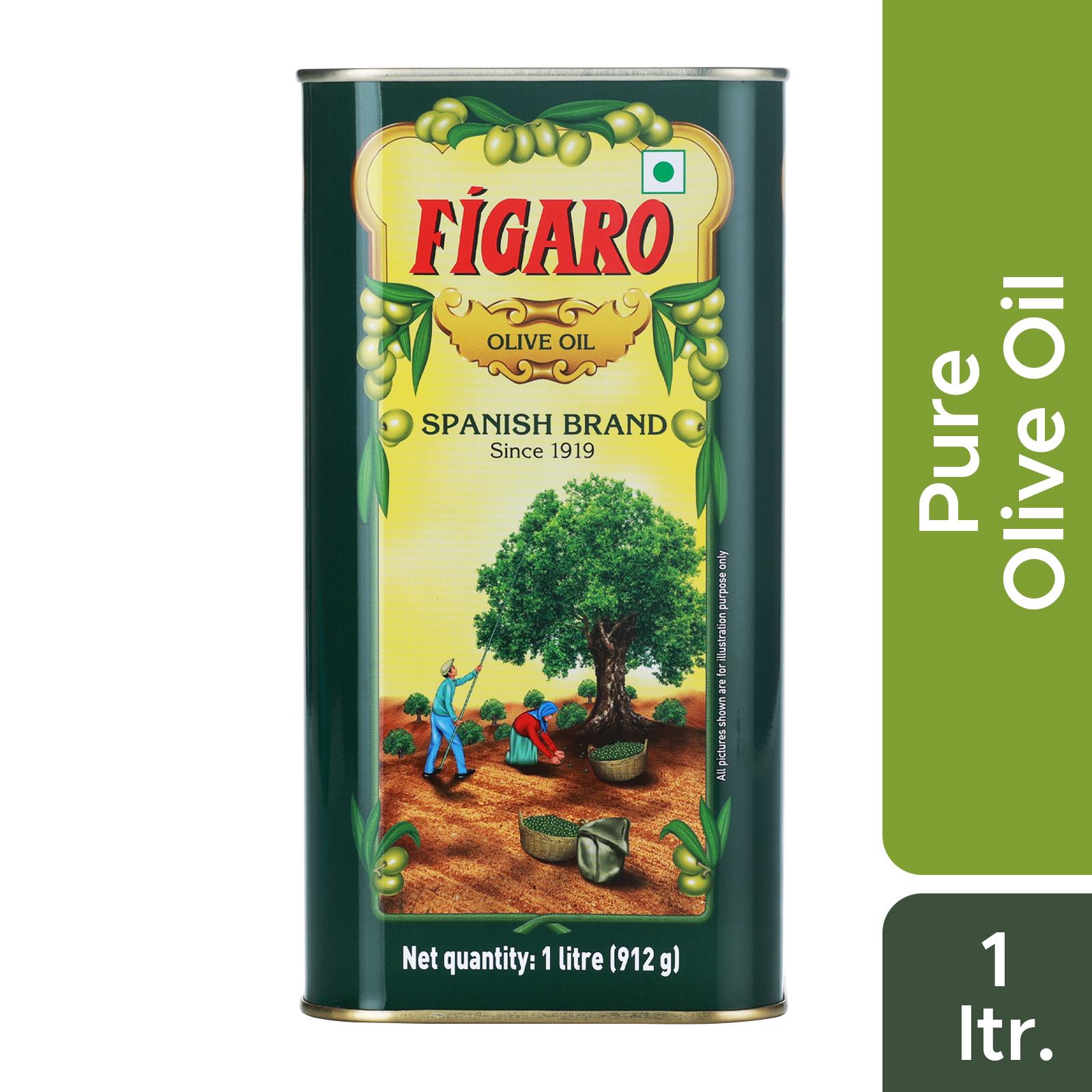 Figaro Pure Olive Oil – 1L Tin PRODUCT ID: 2380