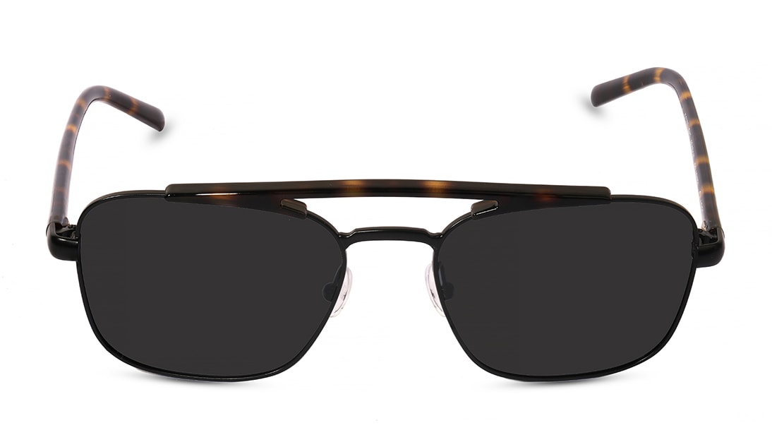 TITAN Black Square Women Sunglasses (GC276BK2P|65)