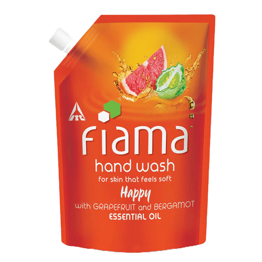 Fiama Happy moisturising Handwash with Grapefruit & Bergamot essential oil, 350ml refill pouch