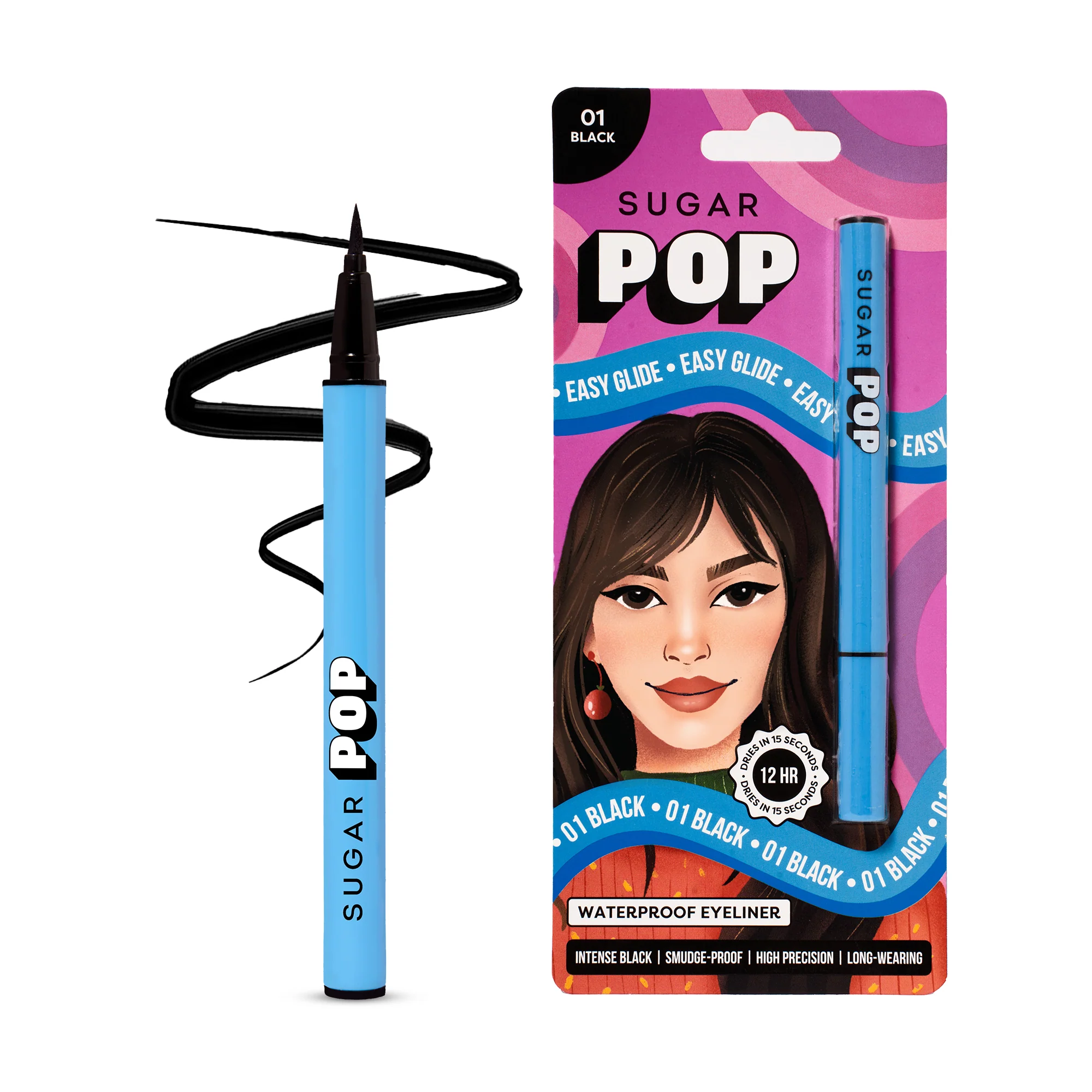 SUGAR POP Waterproof Eyeliner - Black