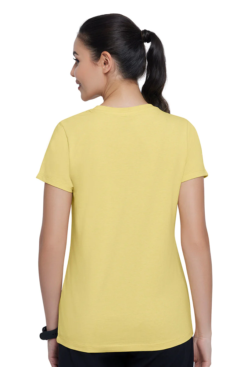 Amante  Essential Crew Neck Tee - Sunshine