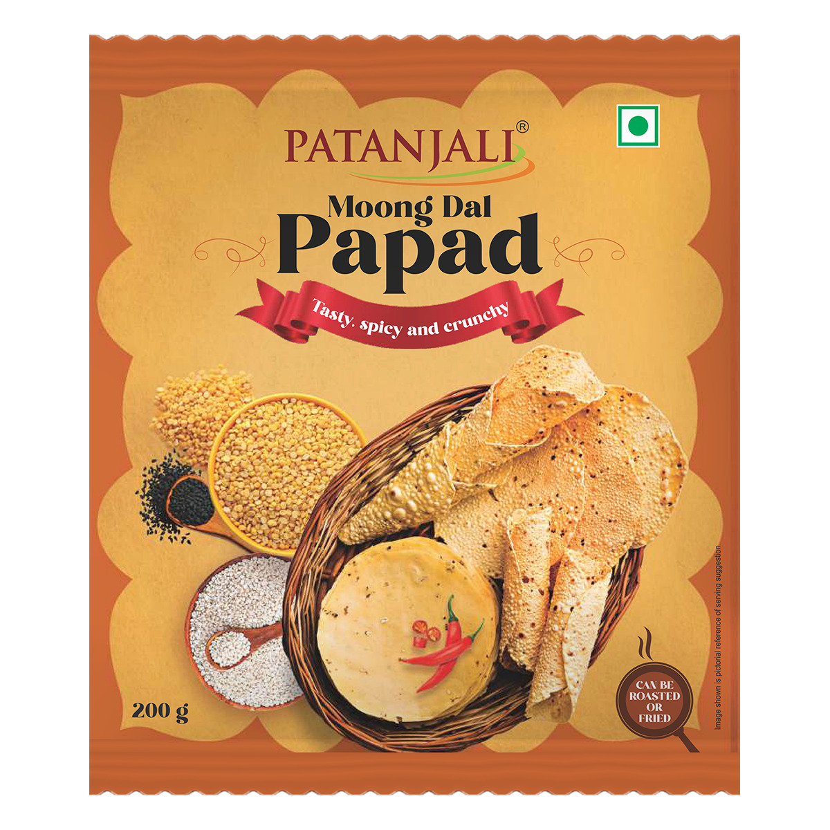 Patanjali Moong Dal Papad