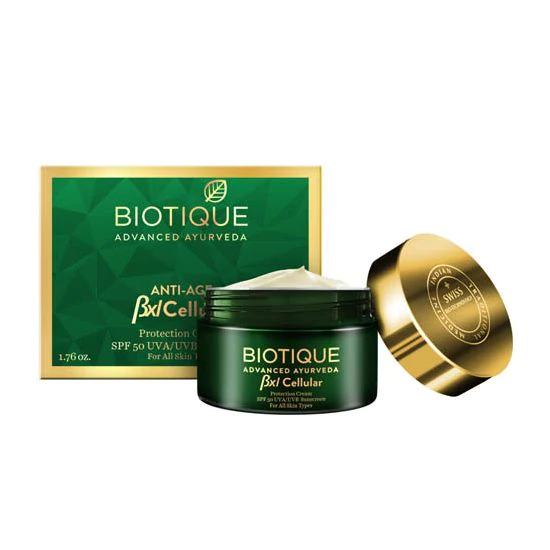 Biotique Bxl Cellular Protection Cream Spf 50 Uva/Uvb Sunscreen For All Skin Types 50gm
