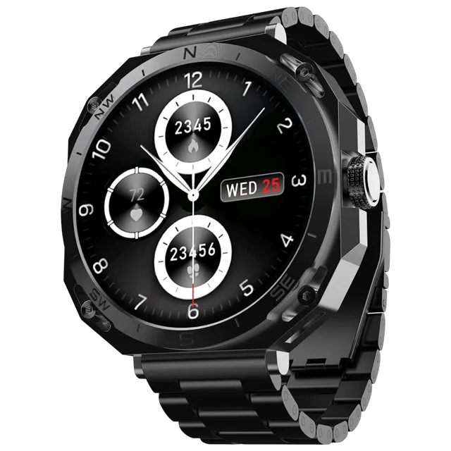 BoAt Enigma Z20 Smartwatch Metal Black Strap with Bluetooth Calling