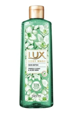 Lux Body Wash For Skin Detox - Freesia Scent & Aloe Vera With Glycerine, 245 ml