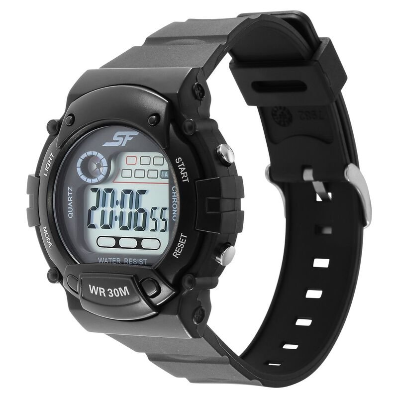 Sonata black digital watch online