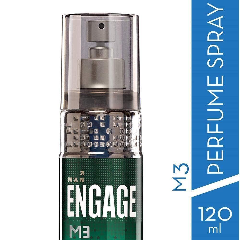 Engage M3 Perfume Spray For Men, 120ml, Fresh & Minty, Skin Friendly