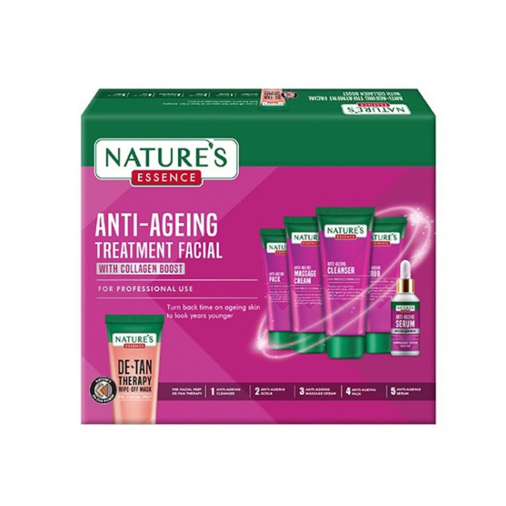 NATURE'S ESSENCE Anti-Ageing Treatment Facial With Collagen Boost, White
