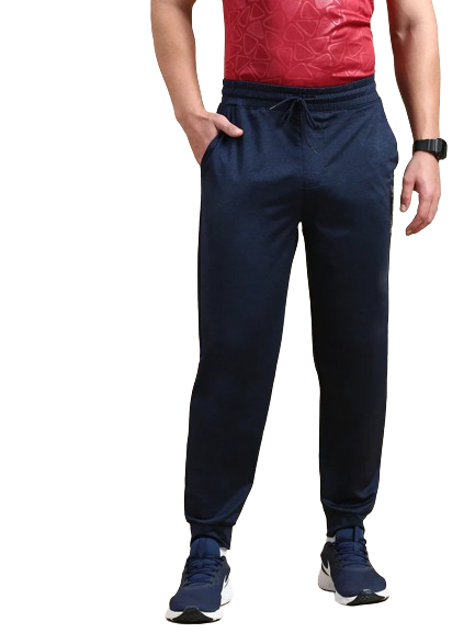 Classic Polo Men's Bottom Polyester Navy Blue Slim Fit Active Wear Track Pants | VITA-TP-NAVY