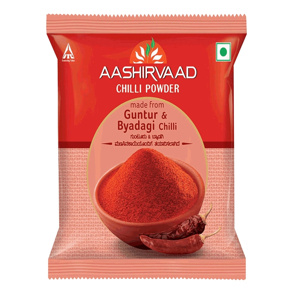 Aashirvaad Chilli Powder made from Guntur & Byadagi Chilli 200g