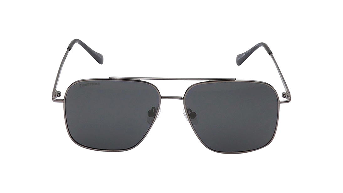 FASTRACK Grey Navigator Unisex Sunglasses (M253GY8PV)