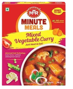 MTR READY TO EAT MIXED VEGETABLE CURRY