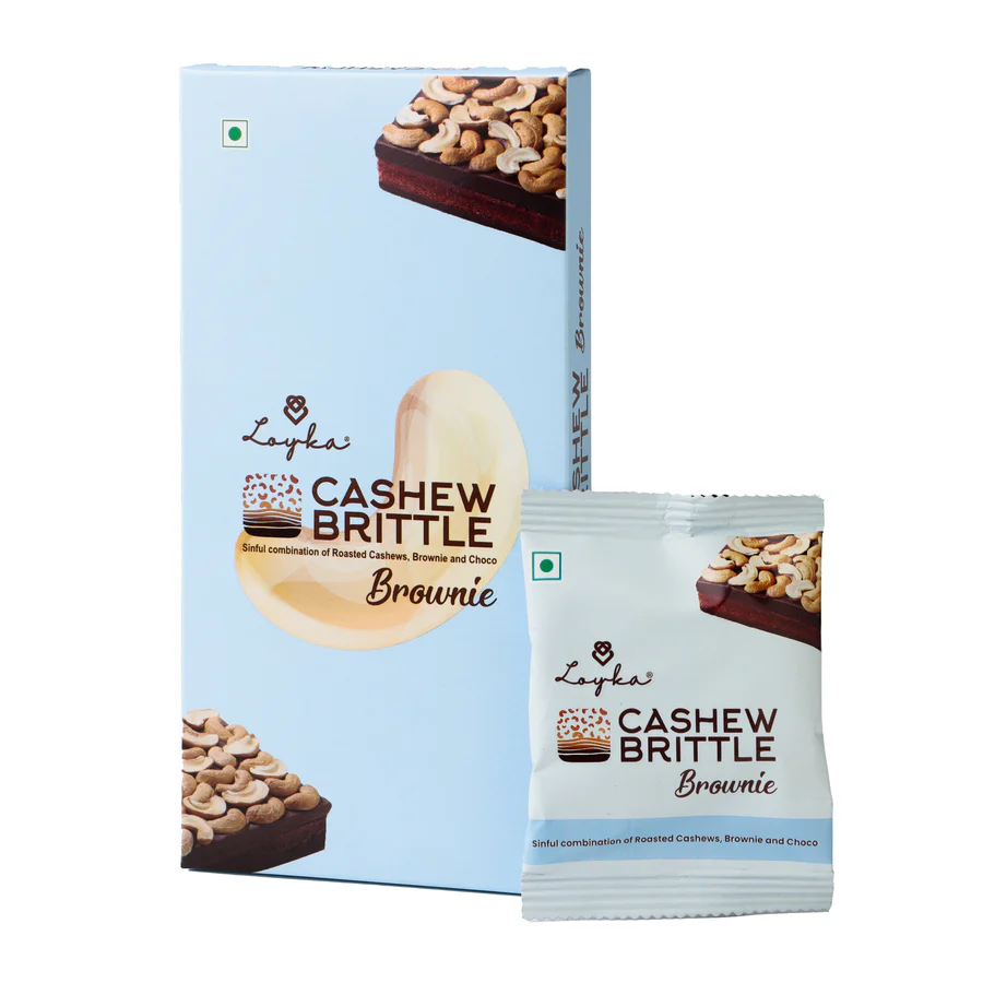 Loyka Cashew Brittle Brownie 3 pcs Box
