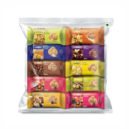 UNIBIC Cookies, Assorted (750 g, Pk of 10)