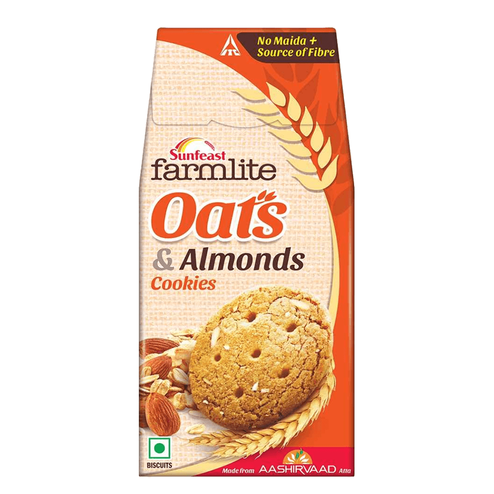 Sunfeast Farmlite Oats and Almonds, 150g