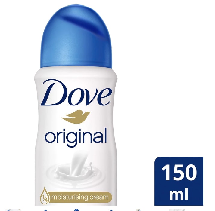 Dove Original Antiperspirant Deodorant for Women, 150ml