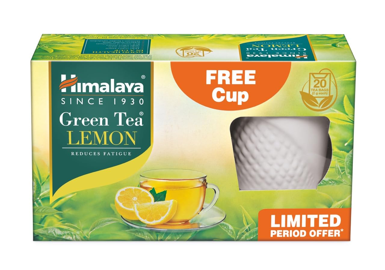 GREEN TEA LEMON 2G 20'S (FREE 1N CUP)