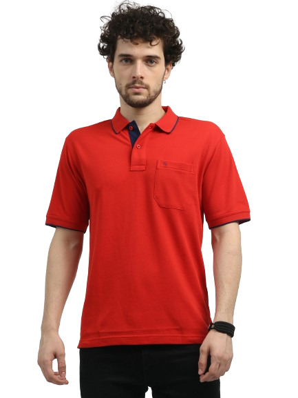 Classic Polo Men's Polo Neck Half Sleeve Authentic Fit Cotton T Shirt