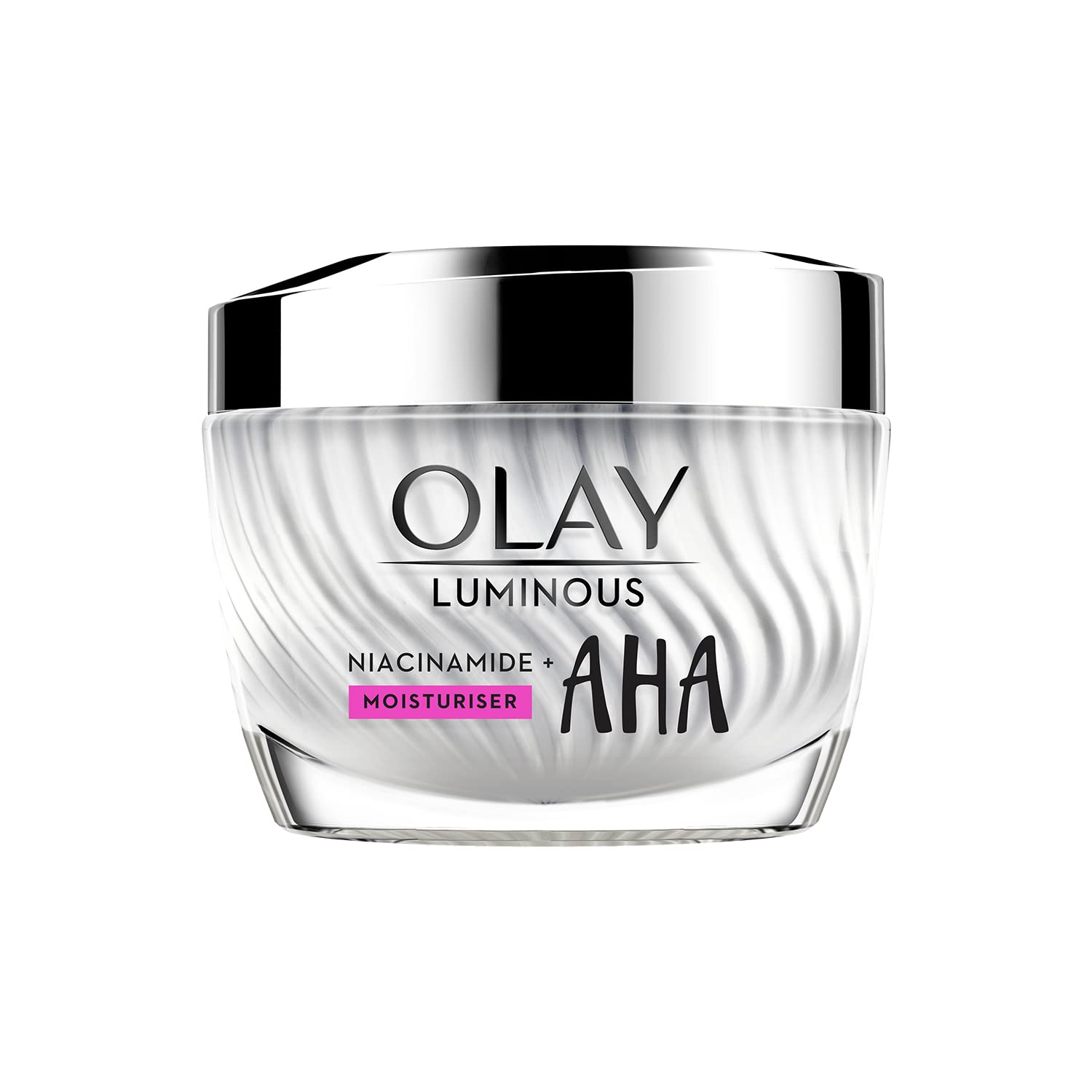 Olay Luminous Niacinamide + AHA Face Cream Moisturizer Reduce Acne Marks Skin Care 50 g