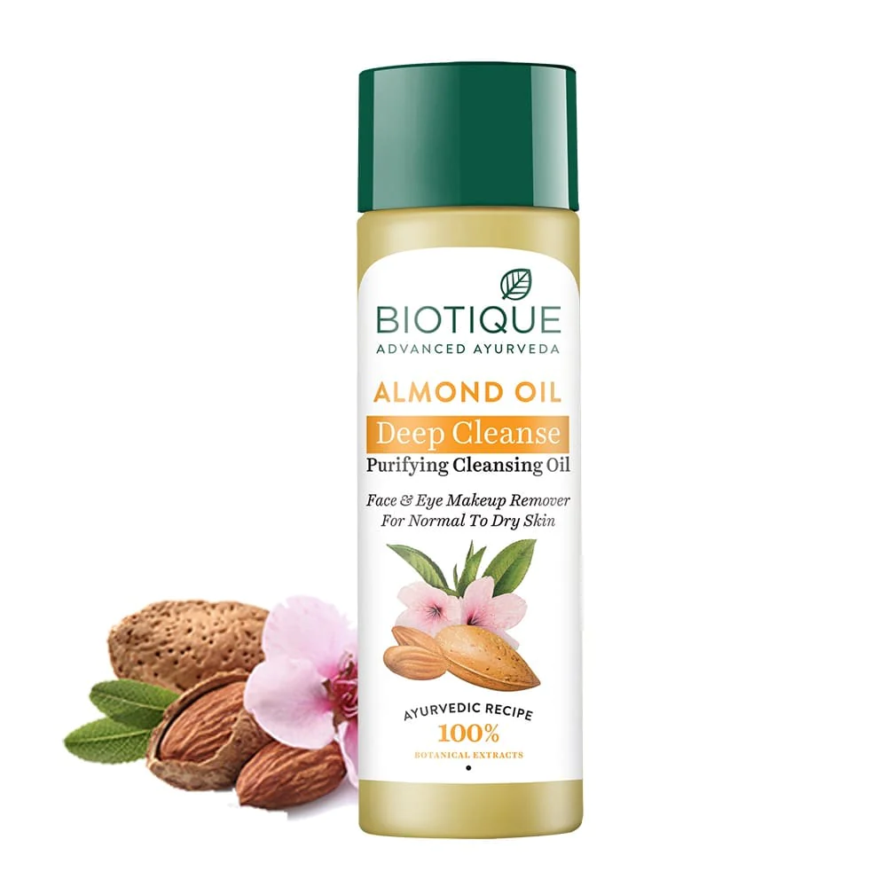 Biotique Almond Oil Deep Cleanse Purifying Cleansing Oil 120ml