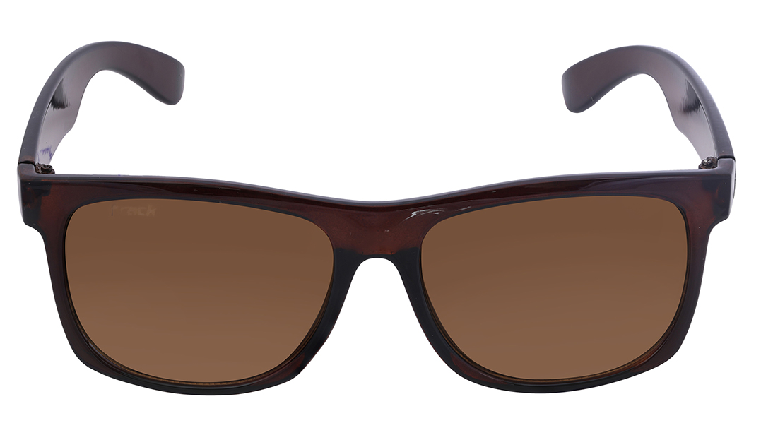 FASTRACK Brown Wayfarer Men Sunglasses (P425BR1|56)