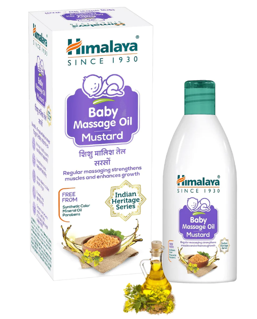 Himalaya Baby Massage Oil - Mustard