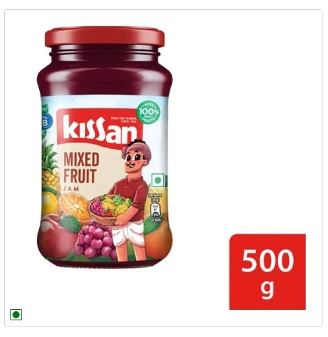 Kissan Mixed Fruit Jam - Delicious & Flavourful 500g