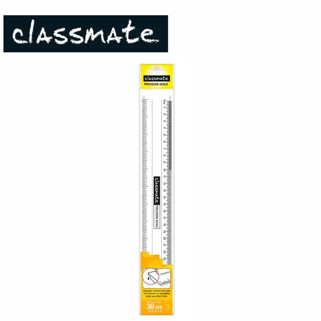 Classmate 30Cm Slim Scale(Pack Of 10)