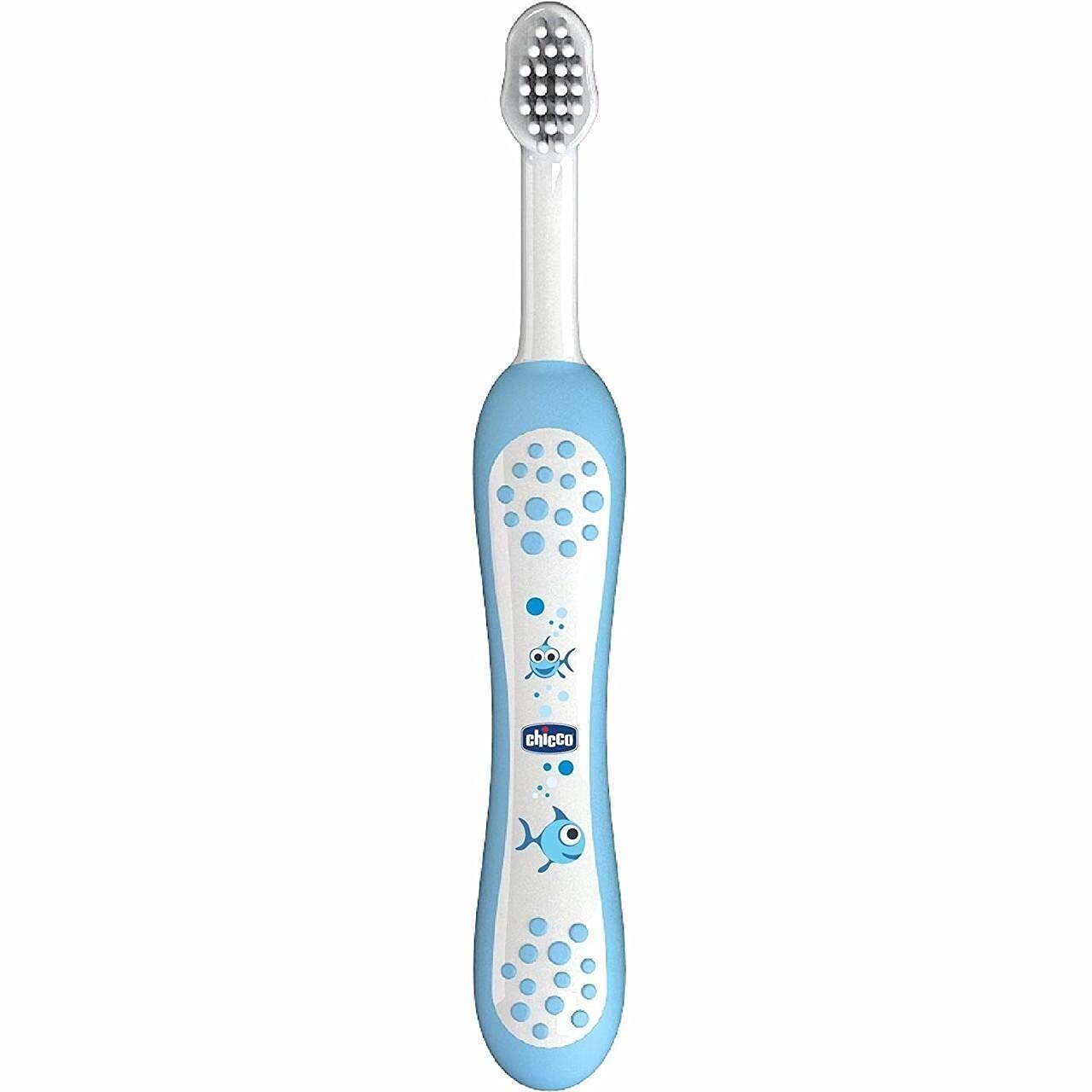 Chicco manual Toothbrush for kids,6-36 months (Blue)
