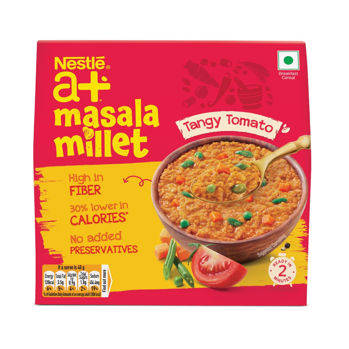 NESTLÉ a+ Masala Millet - Tomato, 240g