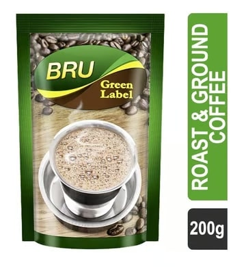 BRU Green Label Roast & Ground Coffee 200g
