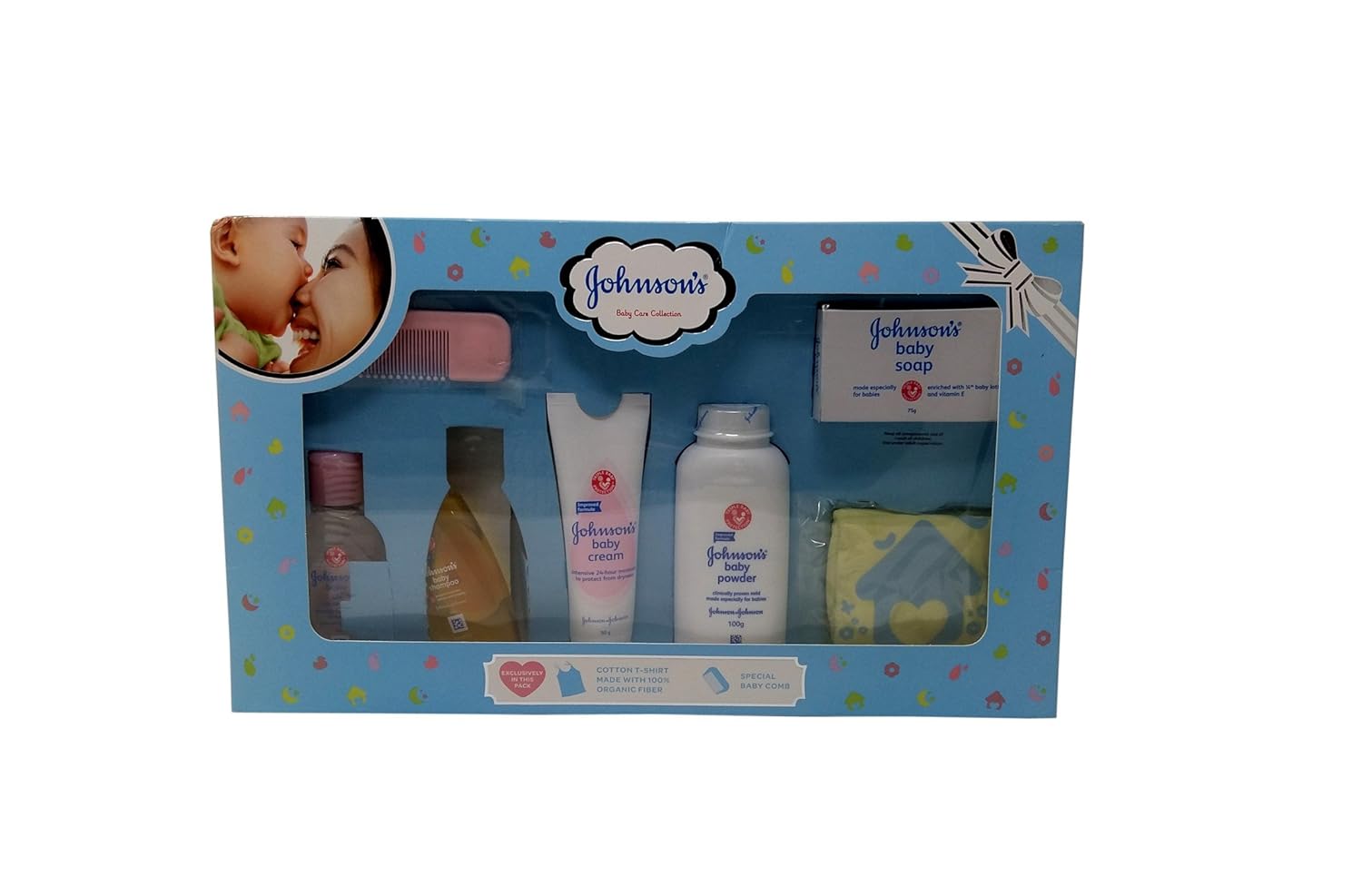 JOHNSONS & JOHNSONS BABY KITS PCS SET BLUE