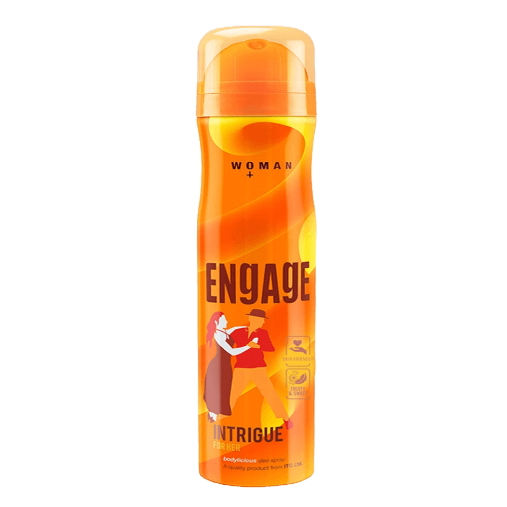 Engage Intrigue for Her Deodorant for Women, Sweet and Sophisticated, Skin Friendly, 150ml