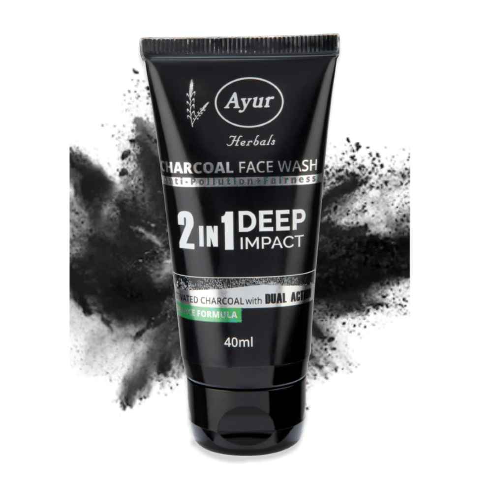 Ayur Charcoal Face Wash-40ml