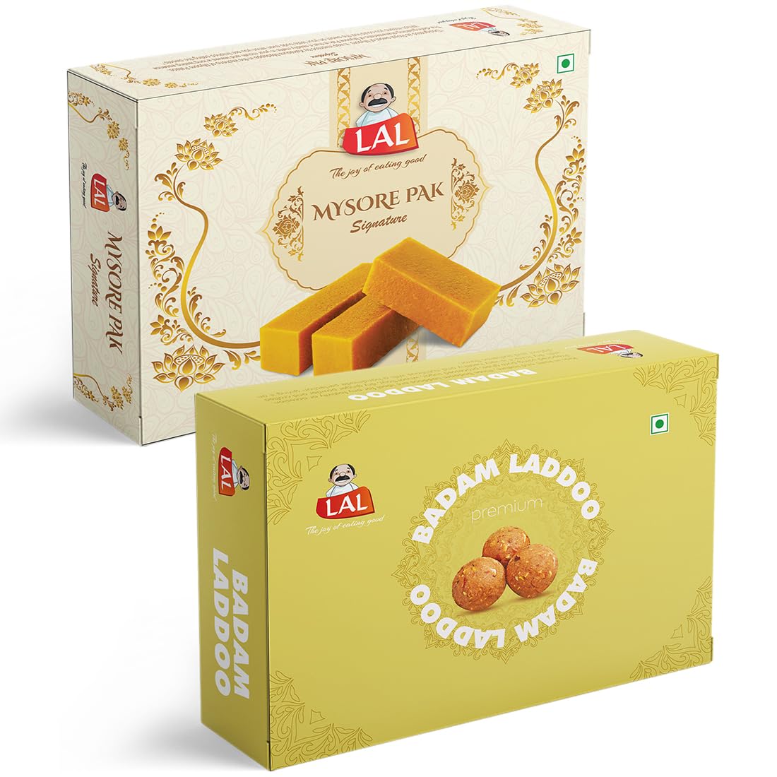 Mysore Pak Signature 400gm & Badam Laddoo 400gm